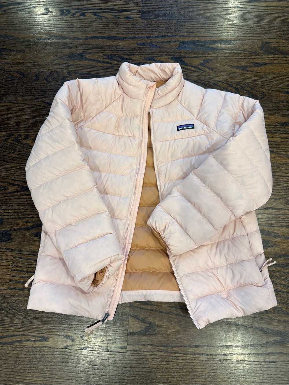 Patagonia Light Pink Quilted Puffer Jacket